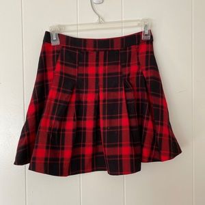 H&M plaid skater skirt.